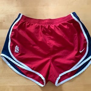 St Louis Cardinals Nike running shorts, medium
